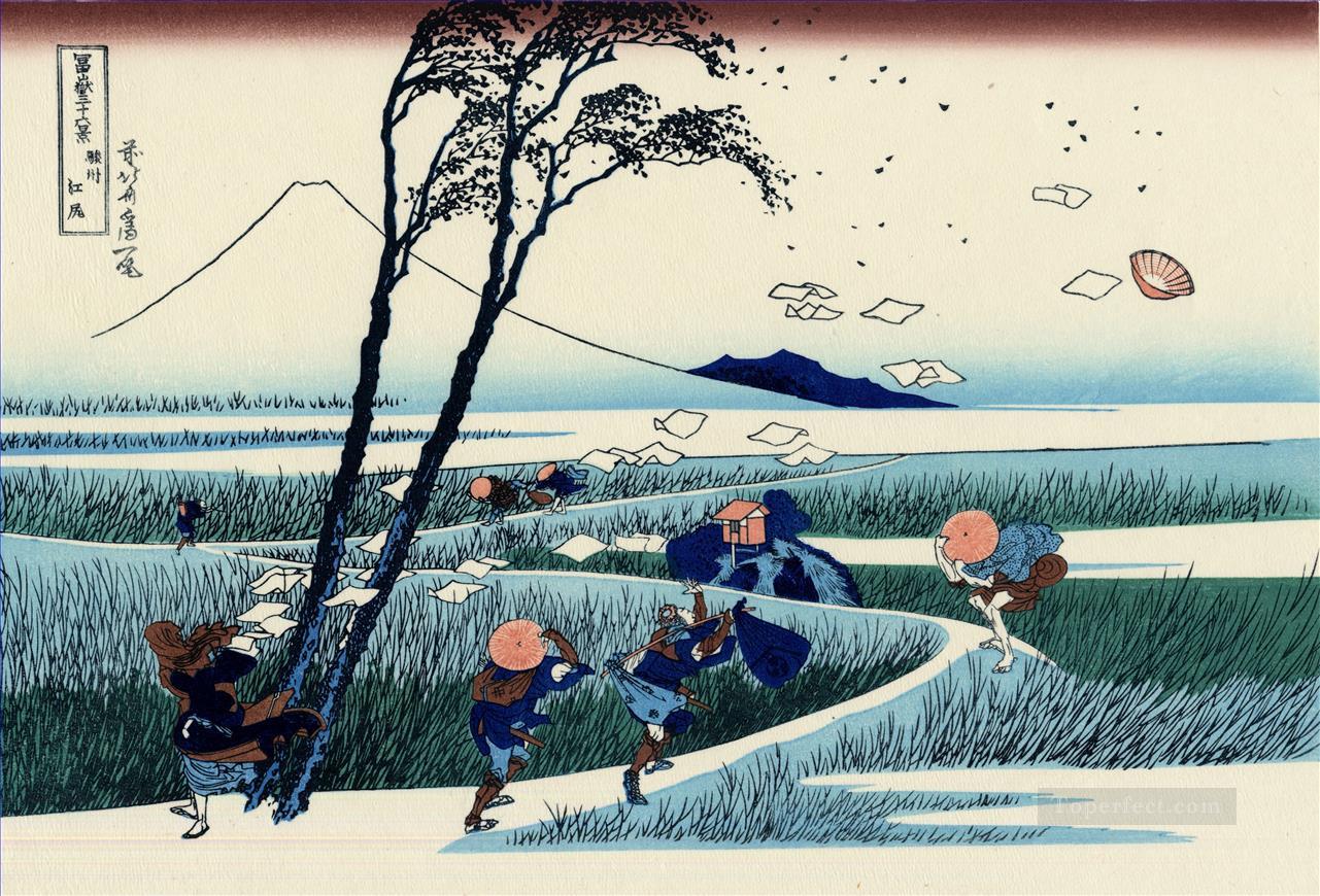 ejiri in the suruga province Katsushika Hokusai Ukiyoe Oil Paintings